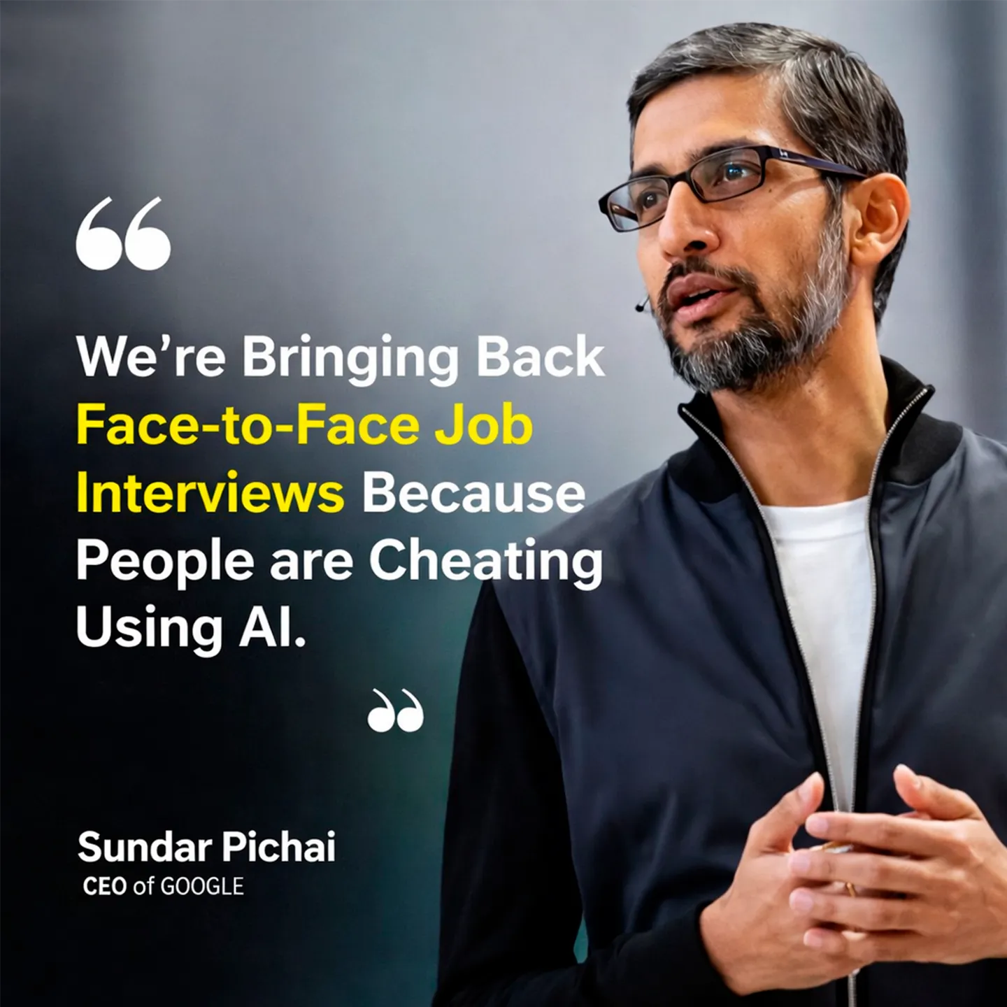 Google's return to in-person interviews